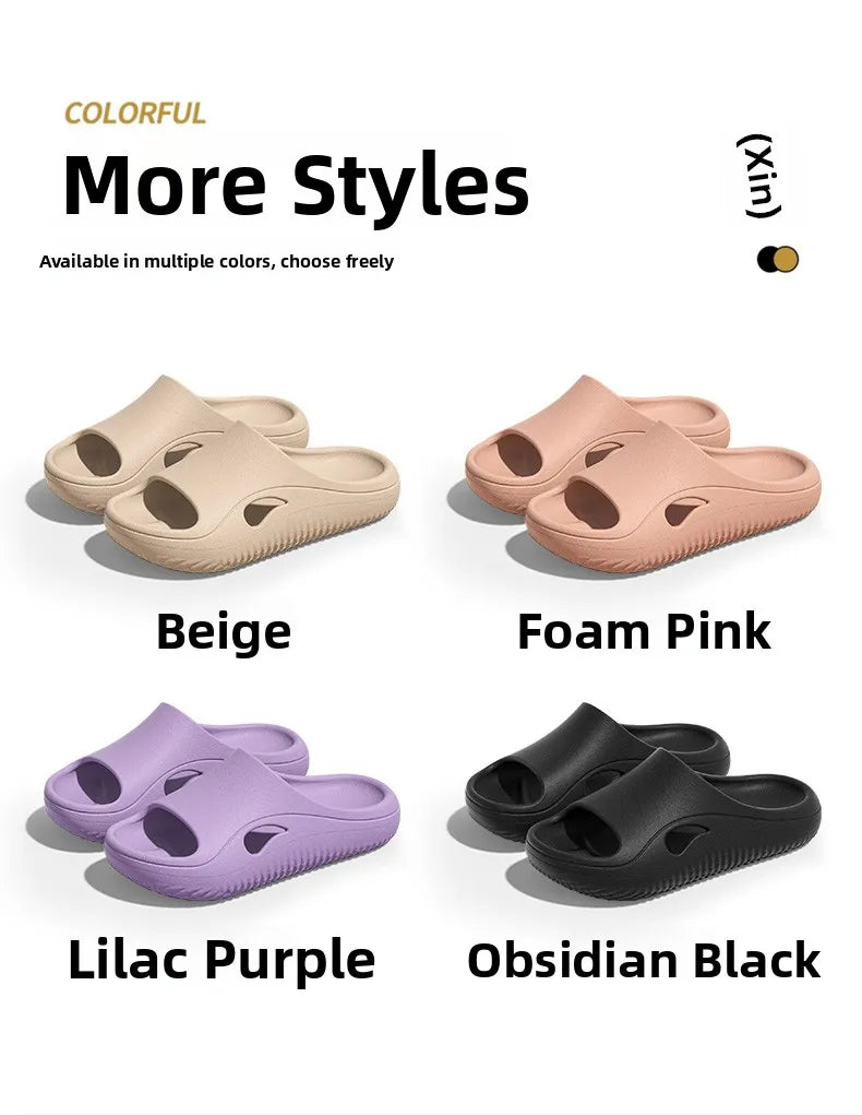 Comfortable Anti-Slip Operating Room Slippers for Men And Women Home Slippers round Toe EVA Material All Seasons Wear