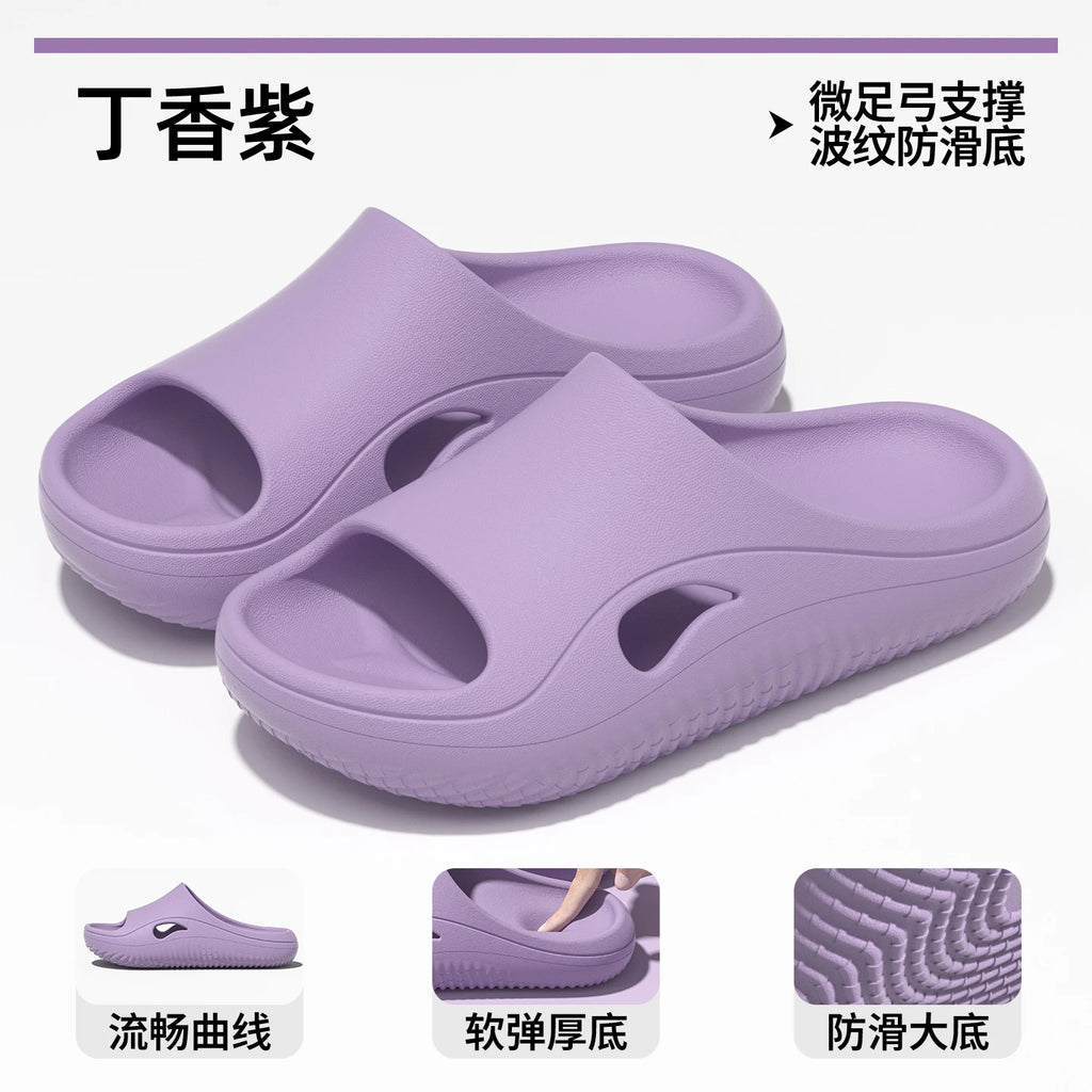 Comfortable Anti-Slip Operating Room Slippers for Men And Women Home Slippers round Toe EVA Material All Seasons Wear