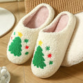 Women's Winter High-End Cotton Slippers, Women's Indoor Home Plush Warm Maternity Slippers, Couple Slippers with Added Fleece for Men in Autumn and Winter