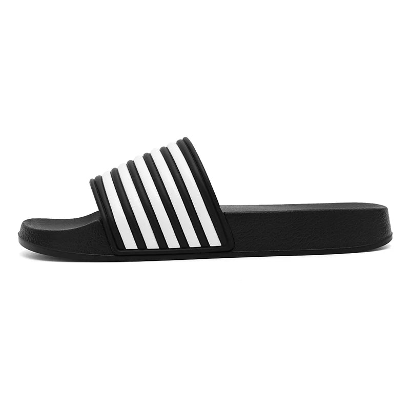 Men's Slides Sandals EVA Foam Comfortable Non-Slip Women's Massage Slippers for Beach Pool House Indoor Outdoor Shower