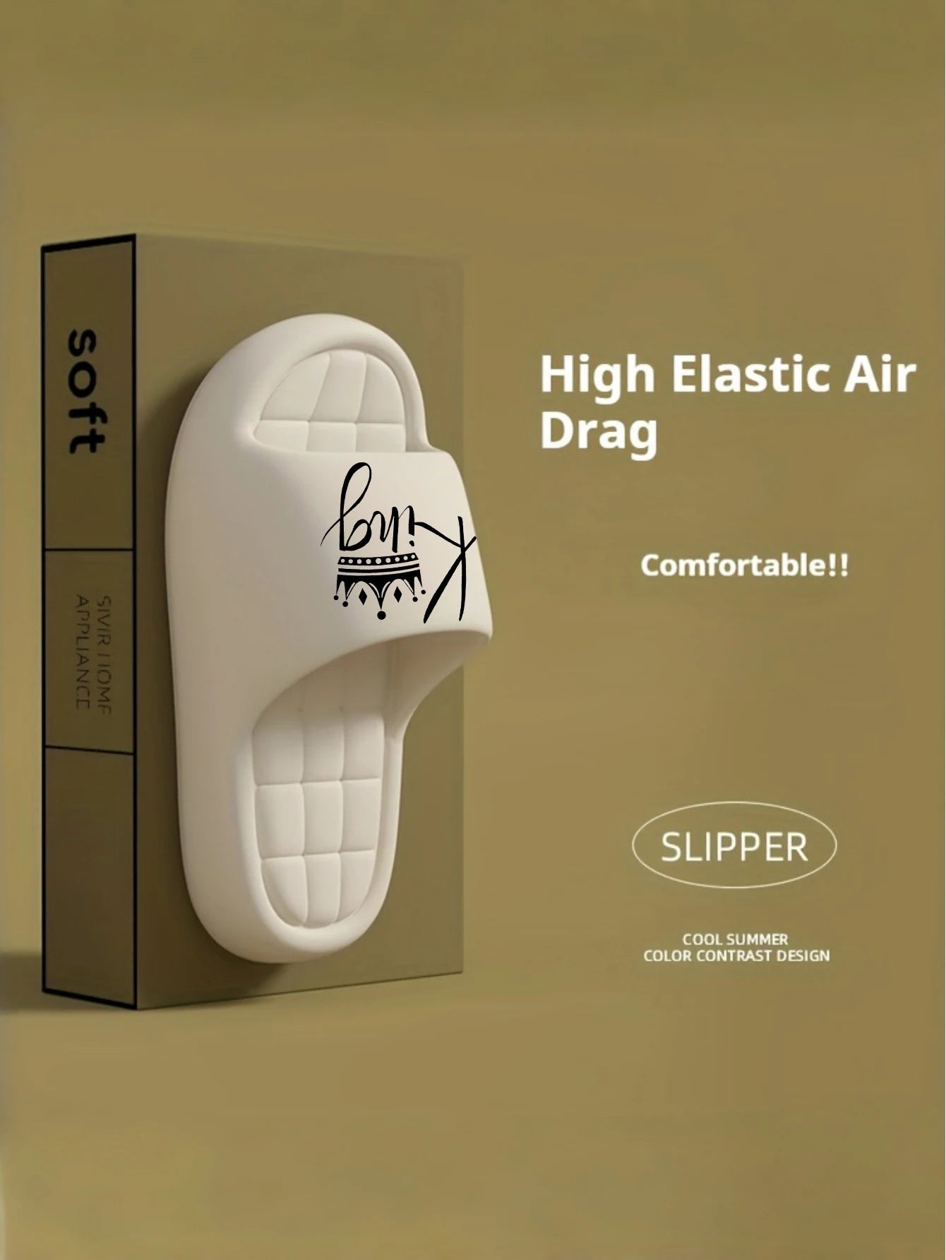 New Casual Innovative Design King Unisex Eva Soft-Soled Lightweight Home Slippers High-Quality Exclusive Brand Slippers
