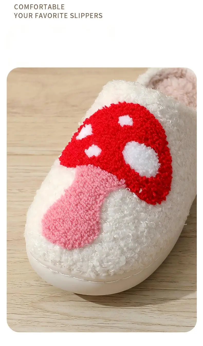 Women's Winter High-End Cotton Slippers, Women's Indoor Home Plush Warm Maternity Slippers, Couple Slippers with Added Fleece for Men in Autumn and Winter