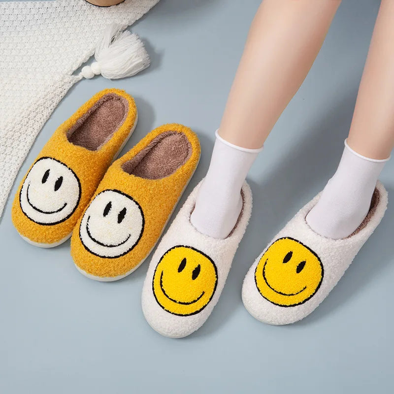 Women's Winter High-End Cotton Slippers, Women's Indoor Home Plush Warm Maternity Slippers, Couple Slippers with Added Fleece for Men in Autumn and Winter