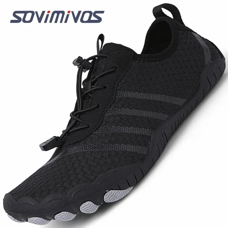 Men's Cross-Trainer | Barefoot & Minimalist Shoe | Zero Drop Sole | Wide Toe Box Man Upstream Swimming Shoes Beach Slippers