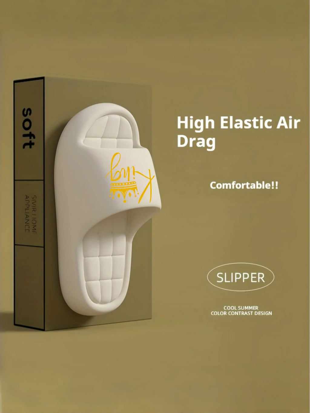 New Casual Innovative Design King Unisex Eva Soft-Soled Lightweight Home Slippers High-Quality Exclusive Brand Slippers