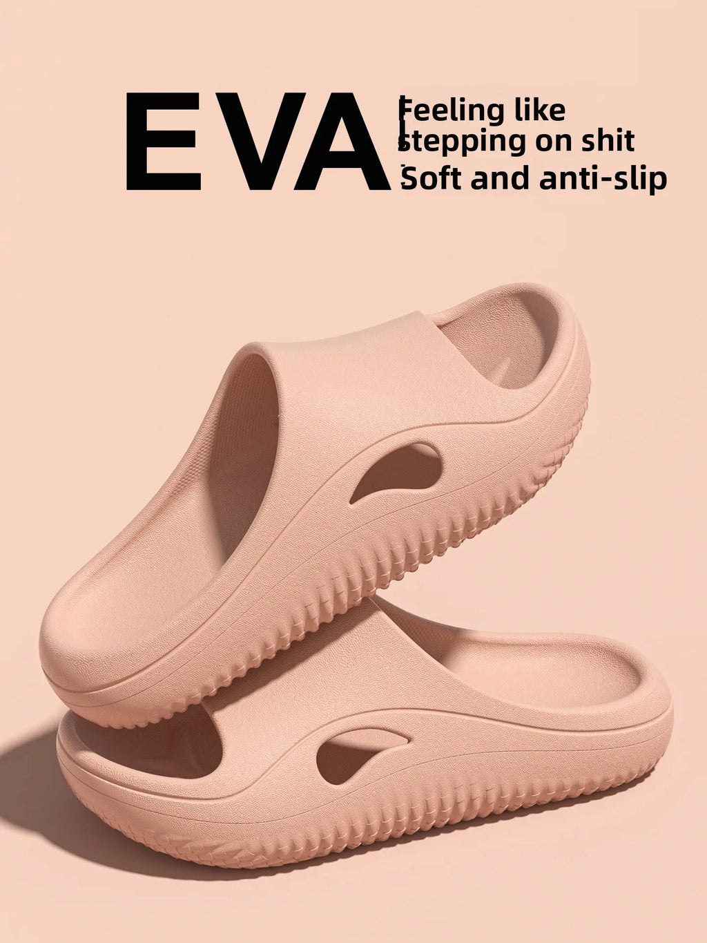 Comfortable Anti-Slip Operating Room Slippers for Men And Women Home Slippers round Toe EVA Material All Seasons Wear