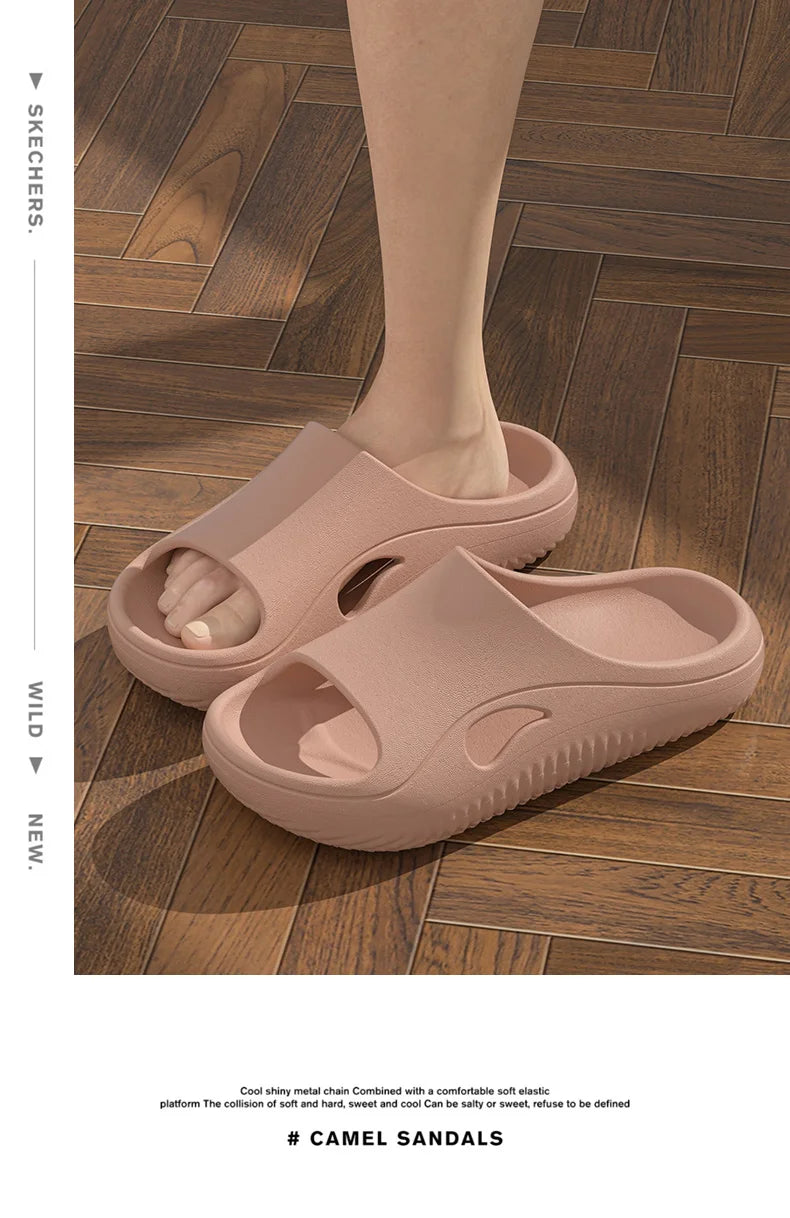 Comfortable Anti-Slip Operating Room Slippers for Men And Women Home Slippers round Toe EVA Material All Seasons Wear