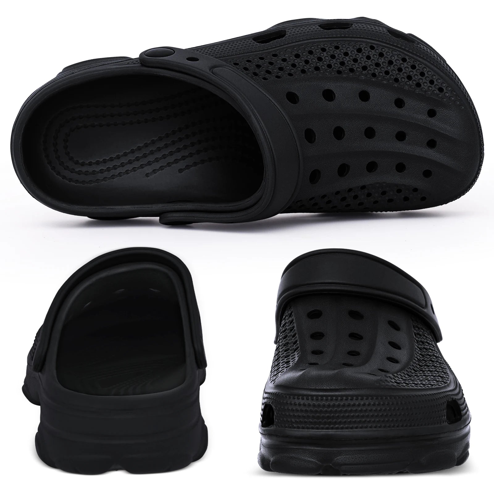 Kidmi Fashion Men Clogs Slippers Summer Clogs Slippers Outdoor Breathable Beach Slippers Soft Men Garden Slippers Home Sandals
