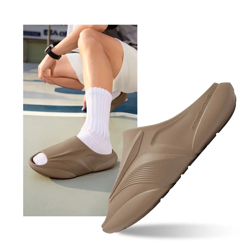361 Degrees Furious Men Slippers Outdoors Breathable Soft Anti-slip Antiskid Sandal Flexible Durable Stable Male Shoes 672521113