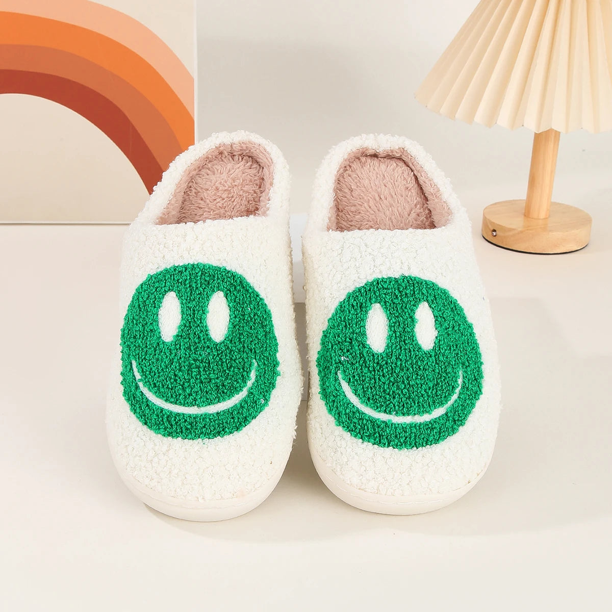 Women's Winter High-End Cotton Slippers, Women's Indoor Home Plush Warm Maternity Slippers, Couple Slippers with Added Fleece for Men in Autumn and Winter
