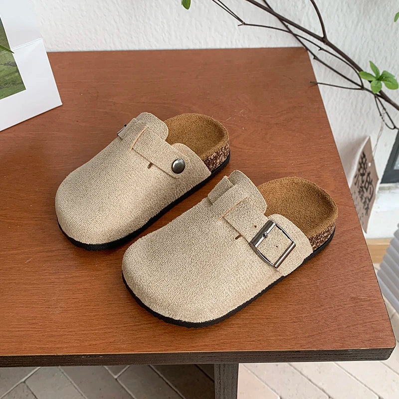 Children's Outdoor Slippers Casual Flat Shoes, Breathable Outdoor Shoes Suitable for Indoor and Outdoor Activities