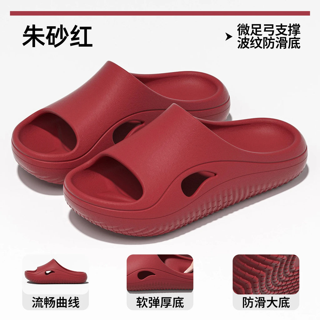 Comfortable Anti-Slip Operating Room Slippers for Men And Women Home Slippers round Toe EVA Material All Seasons Wear