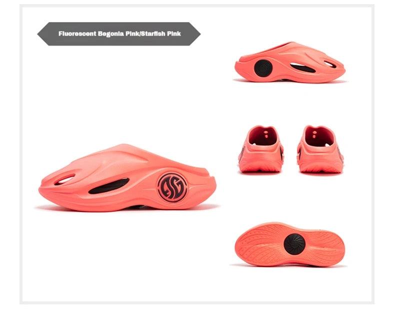 361 Degrees AG Whale 2 Men and Women's Trendy Slippers Anti-slip Deodorization Soft Comfortable Thick Bottom Slippers 672421103