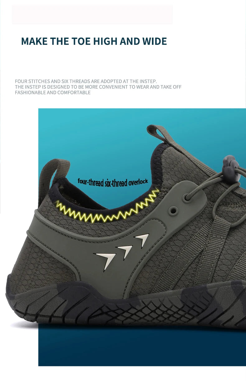 EOCENE Quick-dry Swimming Beach Wading Fitness Hiking fishing Flats Sports Aqua Casual Gym Surf Outdoor Water Sneakers Shoes