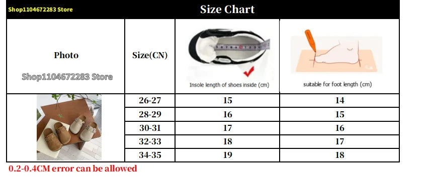 Children's Outdoor Slippers Casual Flat Shoes, Breathable Outdoor Shoes Suitable for Indoor and Outdoor Activities