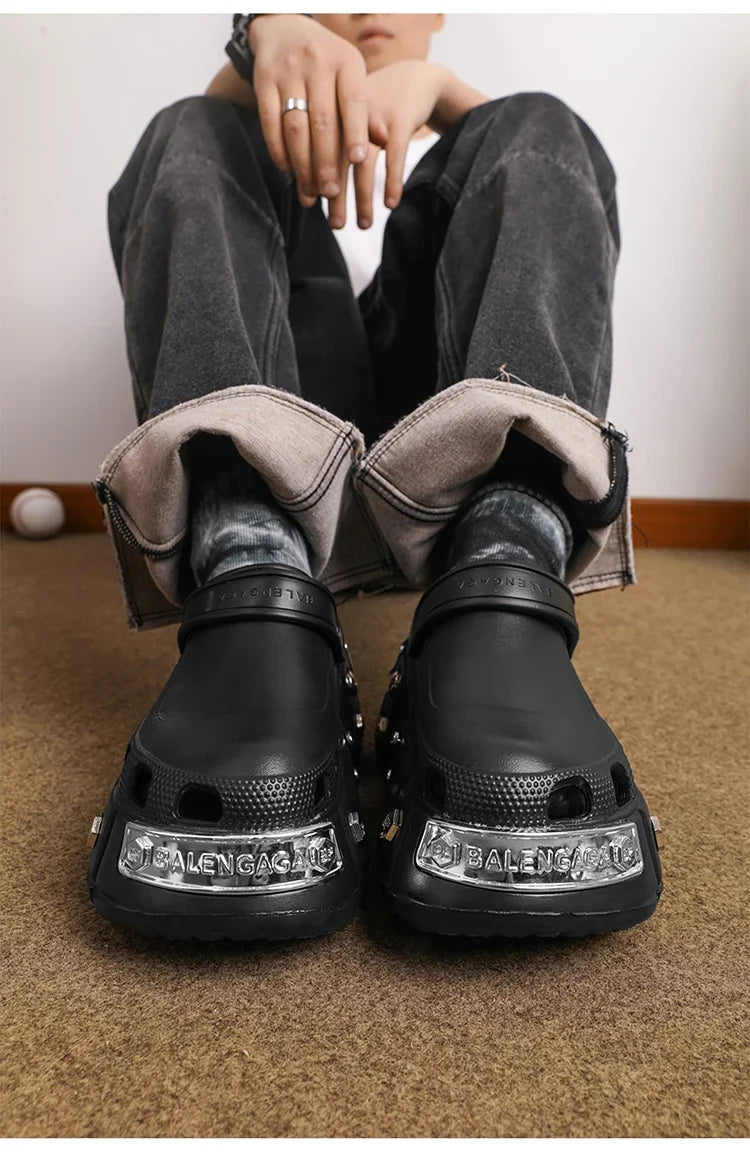 men Slippers Couple Design Anti-Slip Deodorant Casual Sandals Korean Version EVA Mat...