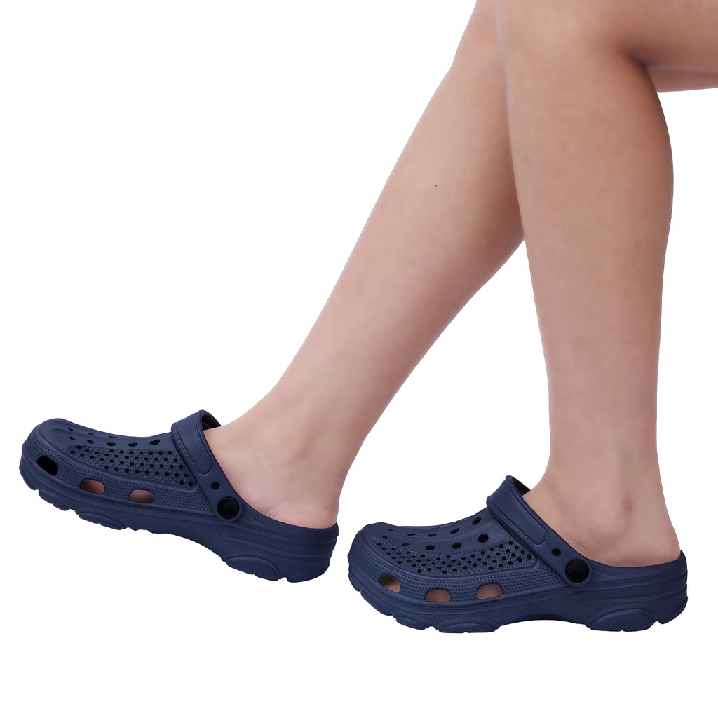 Kidmi Fashion Men Clogs Slippers Summer Clogs Slippers Outdoor Breathable Beach Slippers Soft Men Garden Slippers Home Sandals